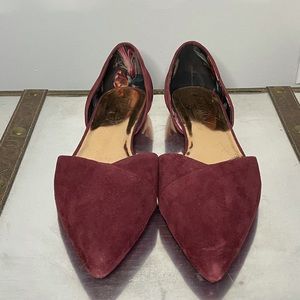 Ted Baker flats shoes. Burgundy
